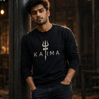 Mandala Art Karma - Regular Fit Sweatshirt - 300 GSM thumbnail 2