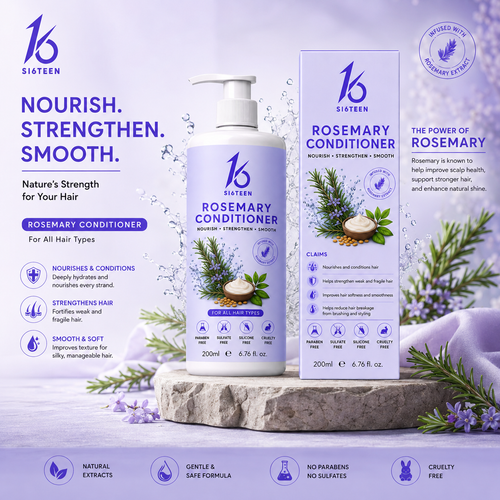 Rosemary Conditioner – Strengthening & Frizz-Control Formula