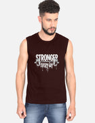 Stronger Themed Men's Sleeveless T-Shirt thumbnail 3