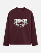 Stronger Men's Full Sleeve Dark(Q) T-Shirt thumbnail 8