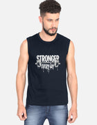 Stronger Themed Men's Sleeveless T-Shirt thumbnail 2