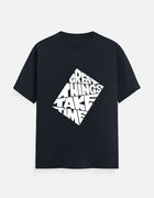 Great Things Take Time-Dark(Q)- Unisex Classic Crew T-Shirt thumbnail 4