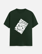 Great Things Take Time-Dark(Q)- Unisex Classic Crew T-Shirt thumbnail 5