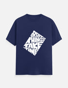 Great Things Take Time-Dark(Q)- Unisex Classic Crew T-Shirt thumbnail 6