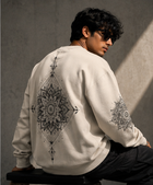 Mandala Art Cool Design - Regular Fit Sweatshirt - 300 GSM thumbnail 3