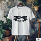 Stronger - Light variant(Q) - Unisex Standard Crew T-Shirt thumbnail 3