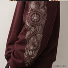 The LOOP collection - Mandala Art Cirular - Regular Fit Sweatshirt - 300 GSM thumbnail 4