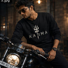 Mandala Art Karma - Regular Fit Sweatshirt - 300 GSM thumbnail 5