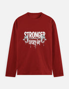 Stronger Men's Full Sleeve Dark(Q) T-Shirt thumbnail 7