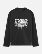 Stronger Men's Full Sleeve Dark(Q) T-Shirt thumbnail 3
