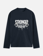 Stronger Men's Full Sleeve Dark(Q) T-Shirt thumbnail 4