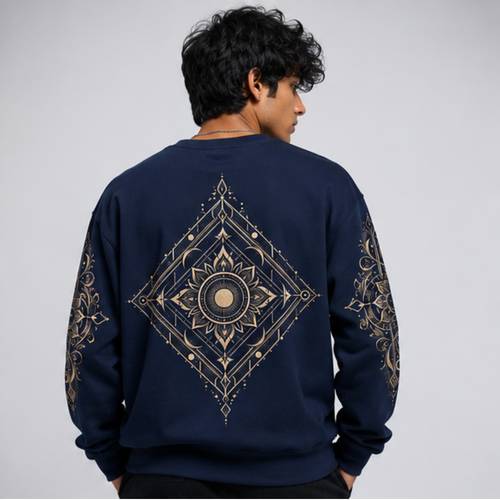 The LOOP collection - Mandala Art - Regular Fit Sweatshirt - 300 GSM