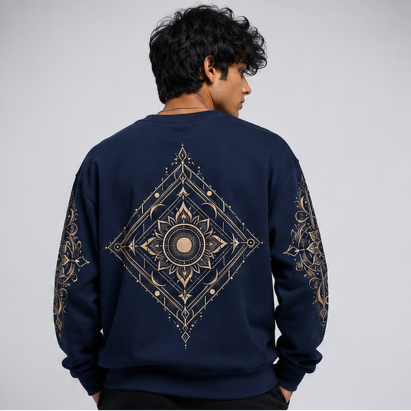 The LOOP collection - Mandala Art - Regular Fit Sweatshirt - 300 GSM