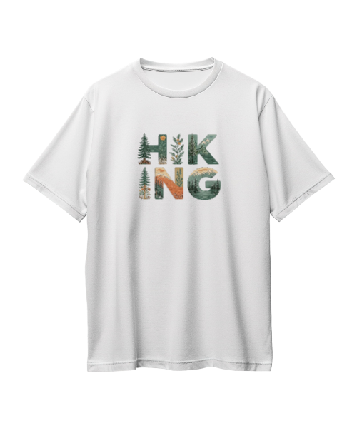 HIKING - OVERSIZED TSHIRT UNISEX - 240GSM
