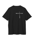 WALK BY FAITH - OVERSIZED TSHIRT UNISEX - 260 GSM thumbnail 1