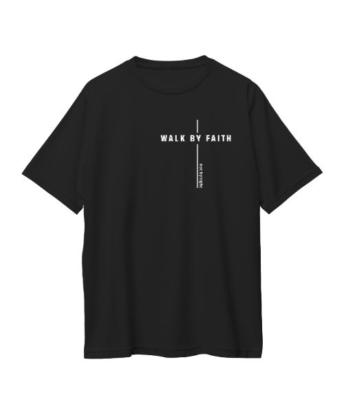 WALK BY FAITH - OVERSIZED TSHIRT UNISEX - 260 GSM